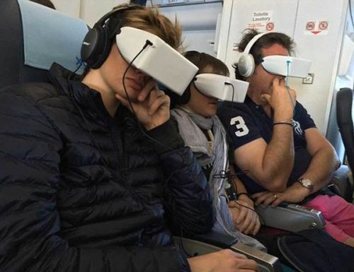 In aereo la realtà virtuale è il futuro dell’intrattenimento